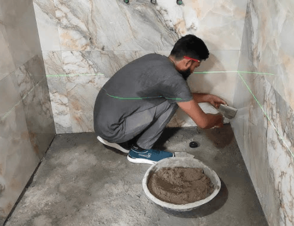 Tile installation